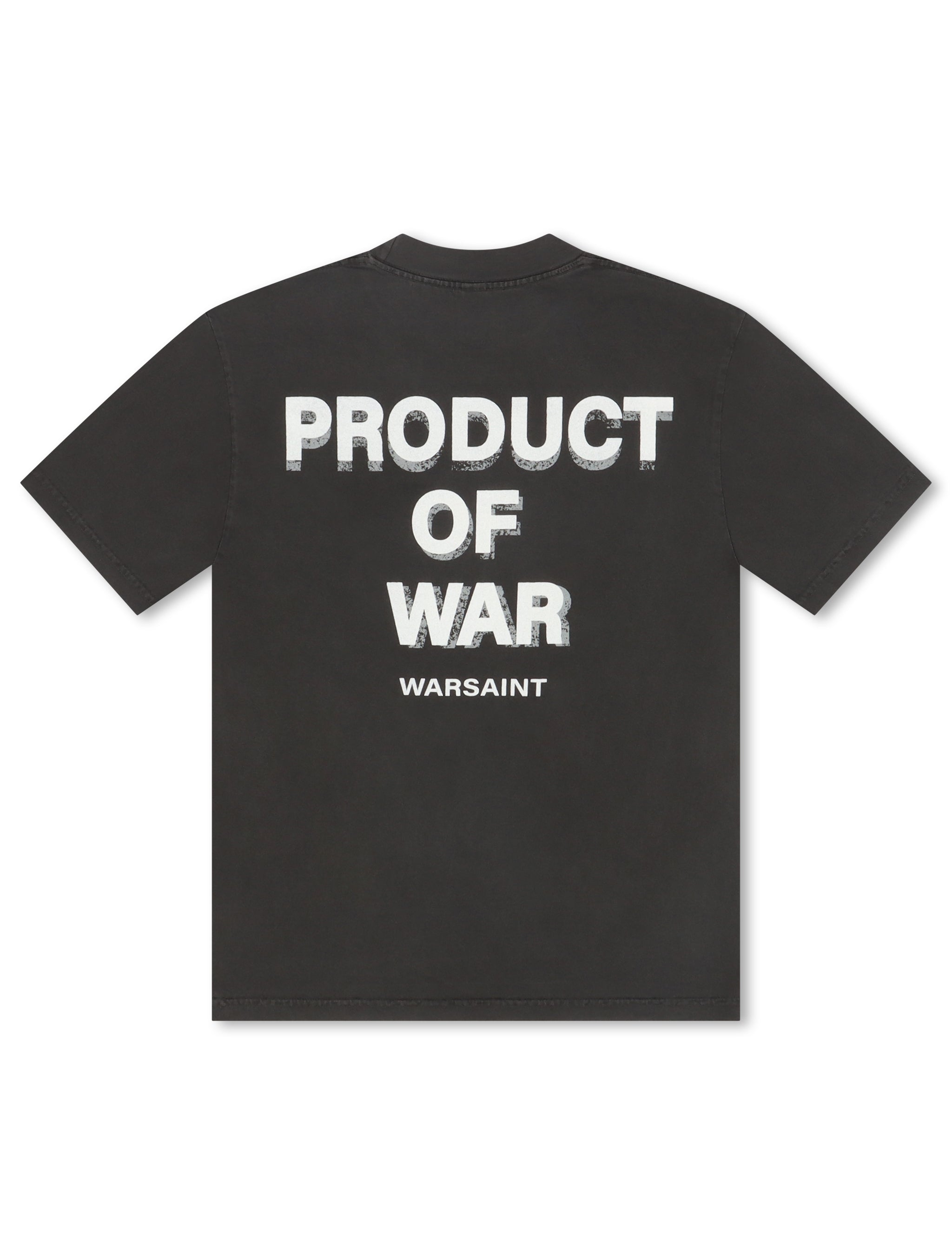 Warsaint Product of War Tee - Washed Black