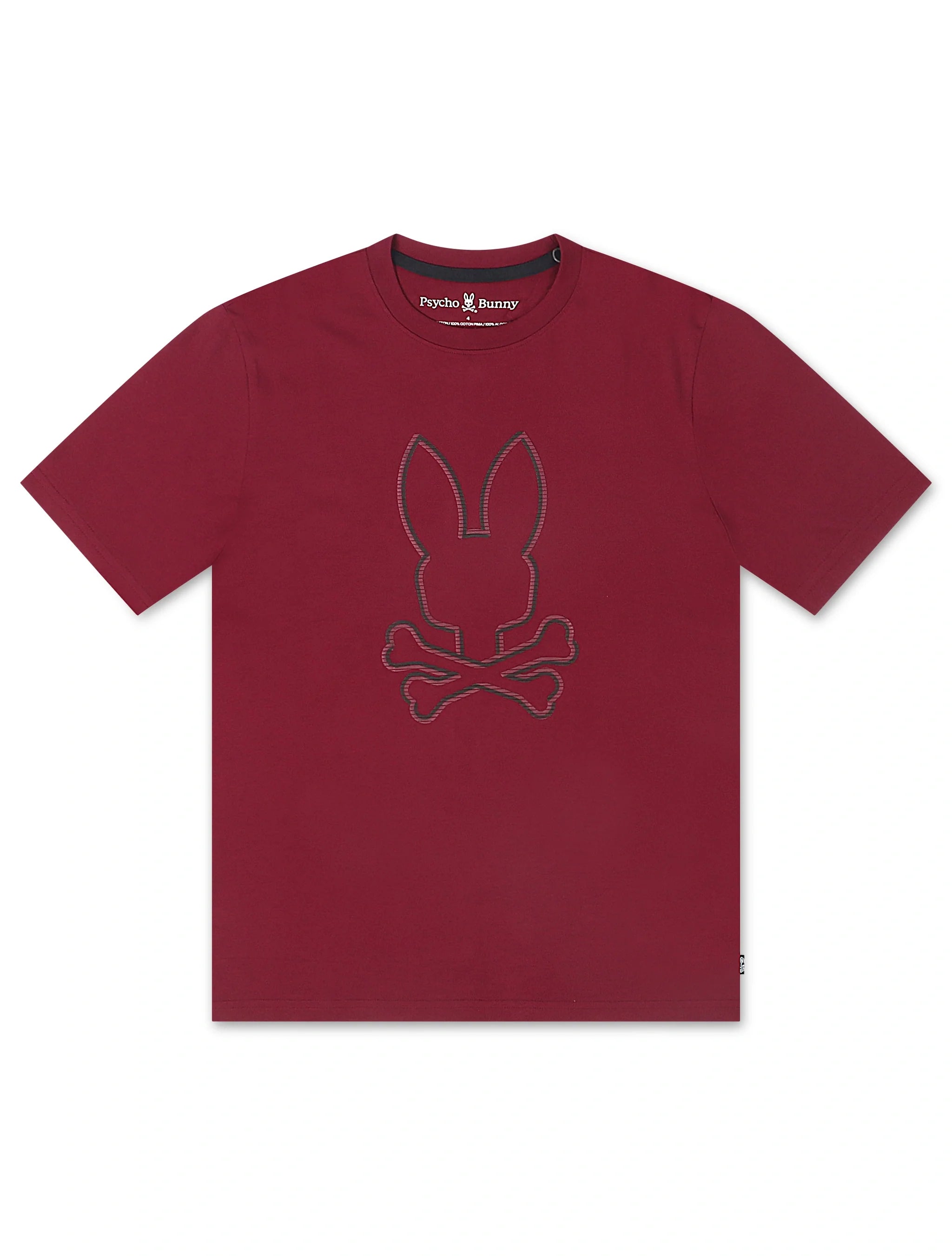 Psycho Bunny Hamilton Graphic Tee - Crimson